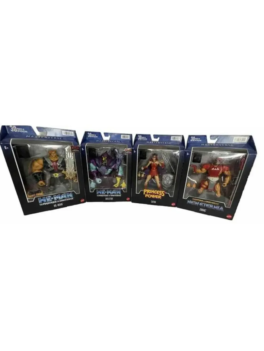 Mattel Masters of the Universe Masterverse Catra,Zodac,He-Man, Skeleton 40th